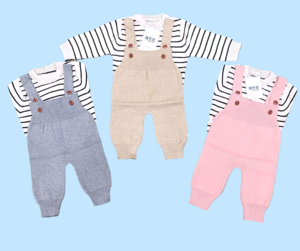 woolen Romper with Strap LittleTwin BabyShop