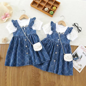 Denim frocks LittleTwin BabyShop