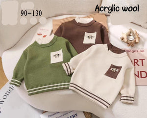 Boys Sweater-acrylic Wool Imp